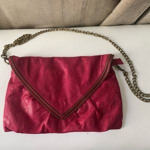 Matt and Nat Recycled Lining - Chain Link Shoulder Strap. Addl handle as handbag